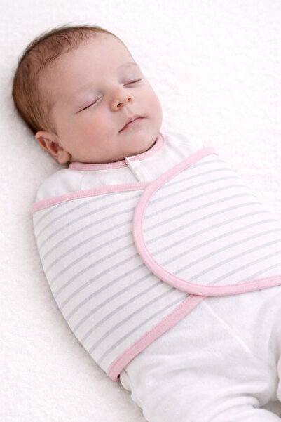 Mimocan 100% Cotton Newborn Swaddle - Soft Padded, Adjustable Velcro Baby Swa...