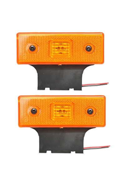 OEM Σετ 2 πλευρικών λαμπτήρων, LED, κίτρινο, 12/24V, πλαστικό, oversized, 110...