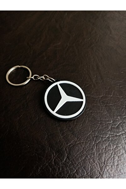 TNA3D Mercedes Anahtarlık - Çift Taraflı - Kabartmalı - PLA Plastik