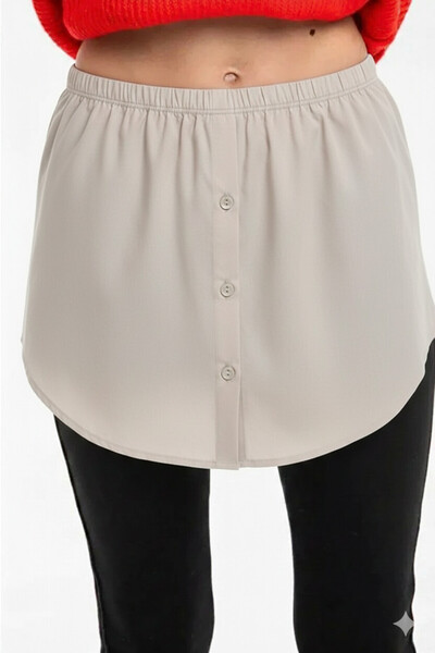 Corradeo Giyim Kadın Tunik Görünümü Yarım Gömlek Altı