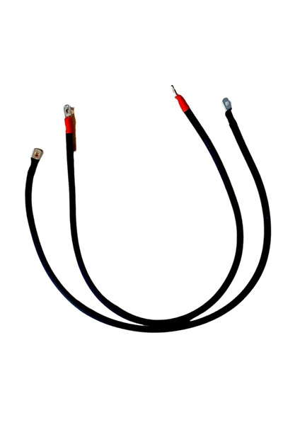 OEM Battery cable set, section 35 mmp, black, 35mm lugs, 2x200 cm, for invert...