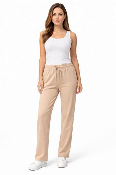 Generic Women’s Soft Woven Polyester Trouser | Elastic Waist Casual Pants | L...