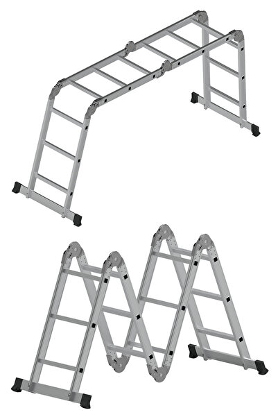 CASALINE Çok Amaçlı Katlanır Merdiven 370 Cm Aluminyum A Sınıf Kalite