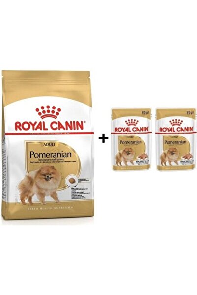 Royal Canin Pomeranian Yetişkin Köpek Maması 1,5 kg + 2 Adet Yaş Mama Hediye ...