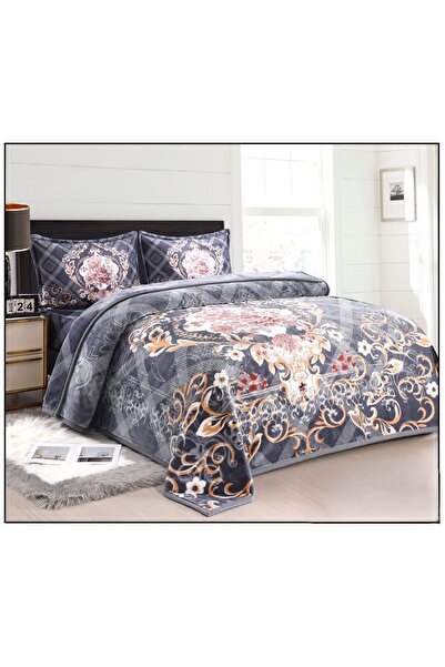 Moon Double blanket set with embossed and floral pattern for the bitter cold ...