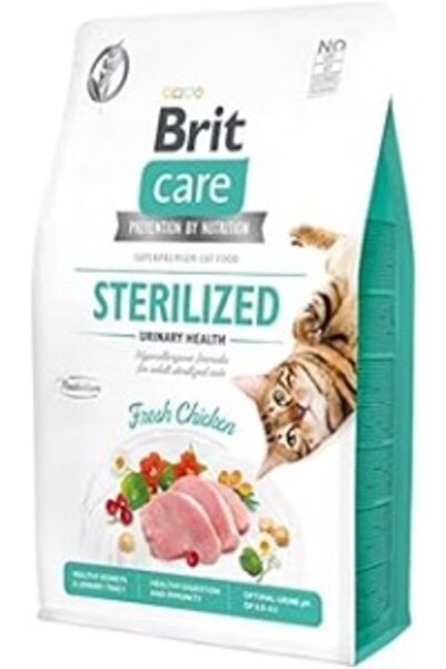 Brit Care Tahılsız Kısırlaştırılmış Üriner Destekli Yetişkin Kedi Maması 2 Kg