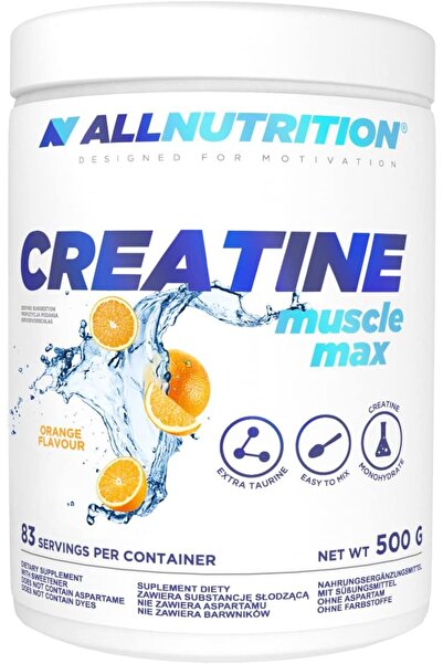ALLNUTRİTİON Creatine Muscle Max 500g Orange Flavor