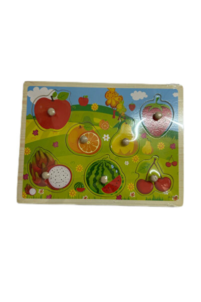 OEM Puzzle GHEMOTOC® cu fructe,mar rosu, cu mâner ajutator