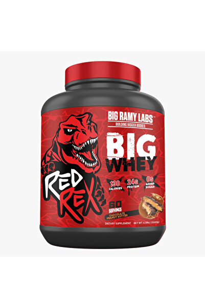 BIG RAMY LABS ريد ريكس بيج واي، بنكهة زبدة الفول السوداني والشوكولاتة، 4.5 رطل