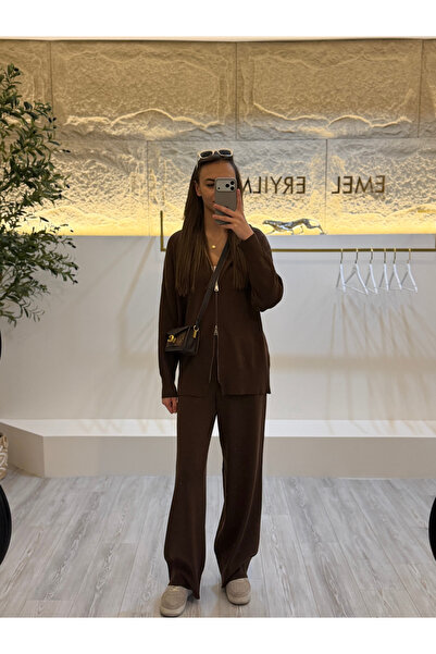 EMEL ERYILMAZ Çelik Örme Triko Eşofman Takımı