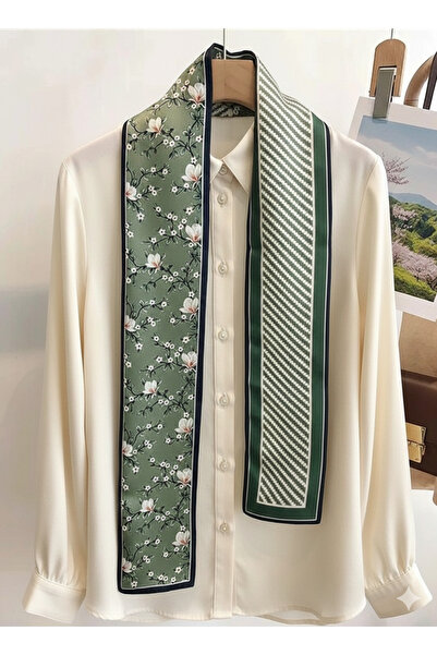 nurfemina Floral Motif – Floral & Geometric Design Double-Sided Silky Luxurio...