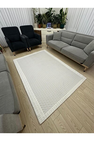 ALLGELSİN Lastikli Mikro Polar Halı Örtüsü 4m2 160x230 veya 6m2 200x300 Dört ...