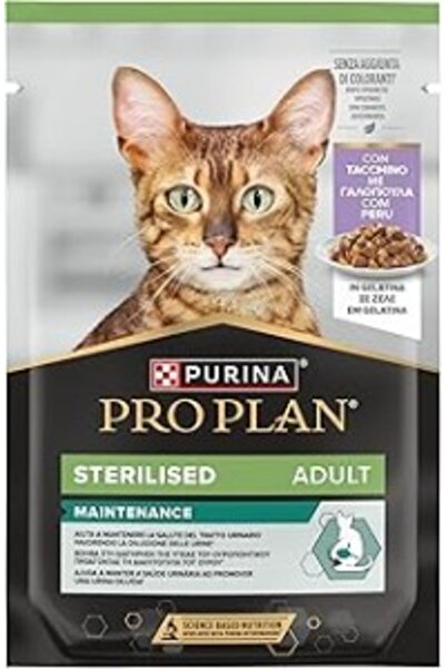 Pro Plan Sterilised Kısırlaştırılmış Kediler İçin Hindili Yaş Mama 85 Gram