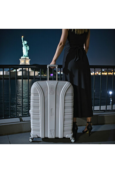 kapella ACCORD KIRILMAZ PP VALİZ GRİ BÜYÜK BOY