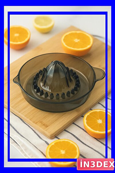 İN3DEX عصارة حمضيات أكريليك غير قابلة للكسر لون مدخن 16x21x7 سم