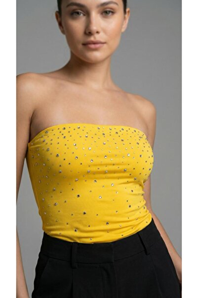 Maximix taşlı bodysuit
