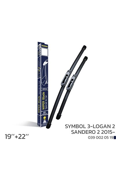 Niken Symbol 3 2013- / Logan2 2016-2020 / Sandero2 2015-Araca Özel Silecek