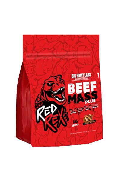 BIG RAMY LABS ريد ريكس بيف ماس بلس، شوكولاتة زبدة الفول السوداني، 10.7 رطل