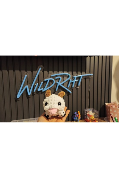 zeanqua El Yapımı Tek Parça Tığ İşi Peluş: Poro Amigurumi