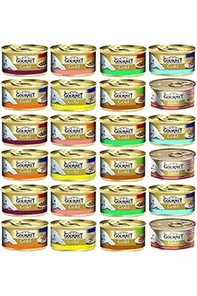 Gourmet Gold Gourmet Kıyılmış Karışık Kedi Maması 85 Gr X 24 Adet