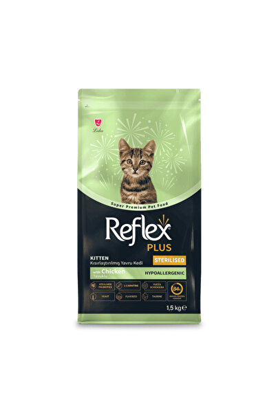 Reflex Plus Sterilised Kitten Tavuklu Kısırlaştırılmış Yavru Kedi Maması 1.5 Kg