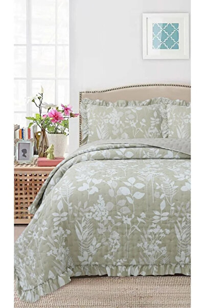 Bella Home Breeze Fırfırlı Çift Kişilik Yatak Örtüsü Seti - 260x240 cm - Pvc ...