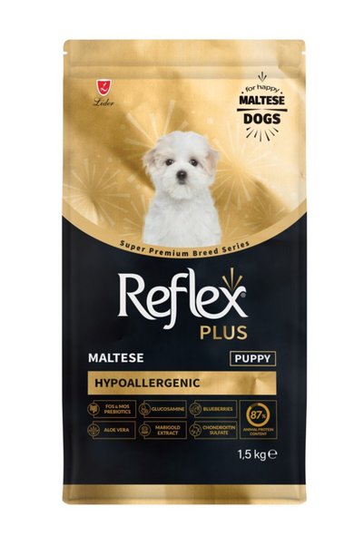 Reflex Plus Hypoallergenic Maltese Tavuklu Yavru Köpek Maması 1.5 Kg