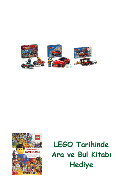 Bloomsbury Lego Vehicles Set 205 (71838 + 60448 + 60443) + Lego Search and Fi...