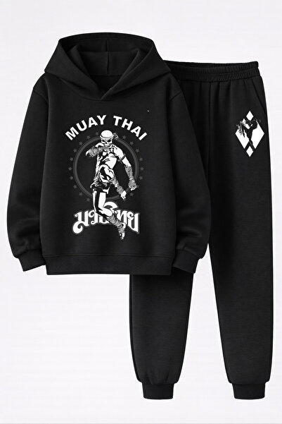 MAGORS Muay Thai Sports Printed 3-Ply Quality Sweatshirt and Trackpants Child...