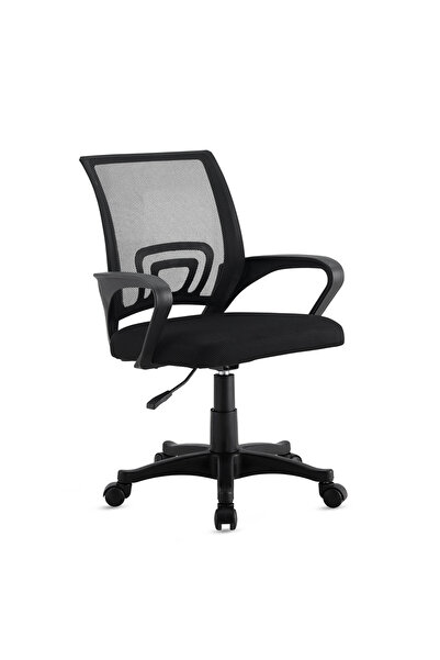 Kiwari Scaun de birou Taro, spătar din plasă, înălțime reglabilă, bază din na...