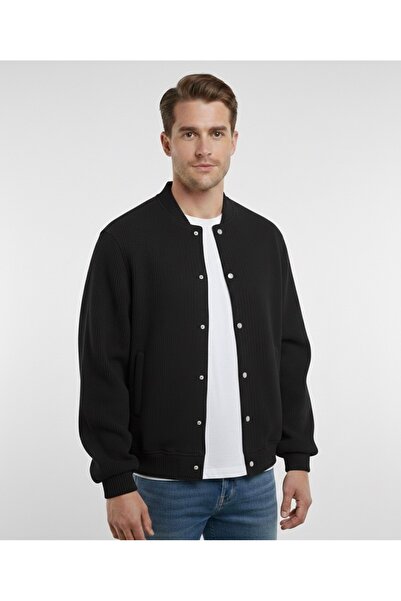 Giyimmoda Oversize siyah kolej ceket