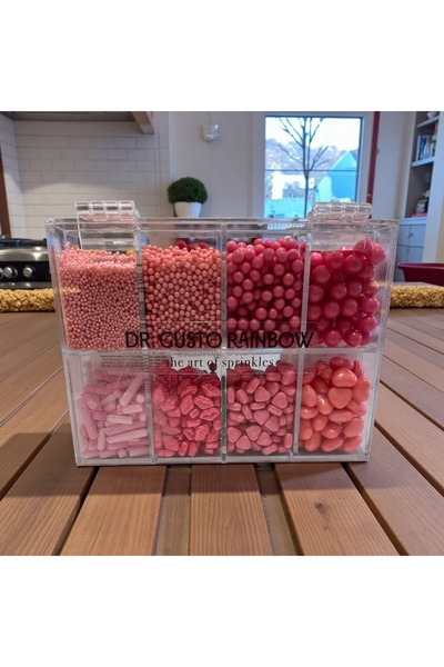 PASTA BELLİS Rainbow Sprinkles dekor şeker, pasta süsü,draje