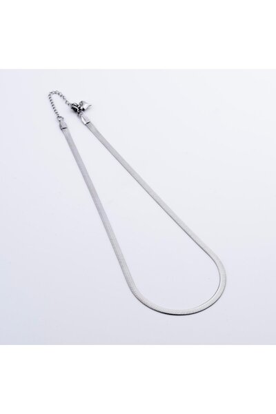 Zuum Accessories Xuping premium series silver color italian chain steel neckl...