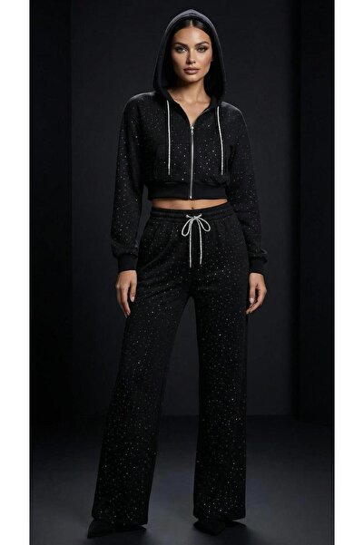 Maximix taşlı eşofman takım