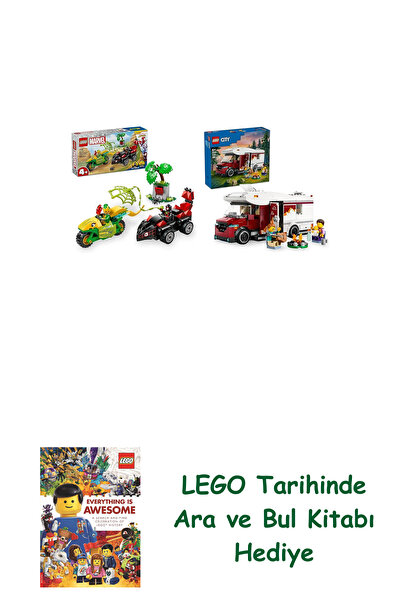 Bloomsbury مجموعة مركبات ليغو 147 (11198 + 60454) + هدية كتاب ليغو أرا آند بول