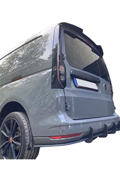 TMZ Garage Volkswagen Caddy 2021+ Piano Black Arka Spoiler | Tek Kapı Uyumlu Bagaj Üstü Spoiler – Parlak Siyah