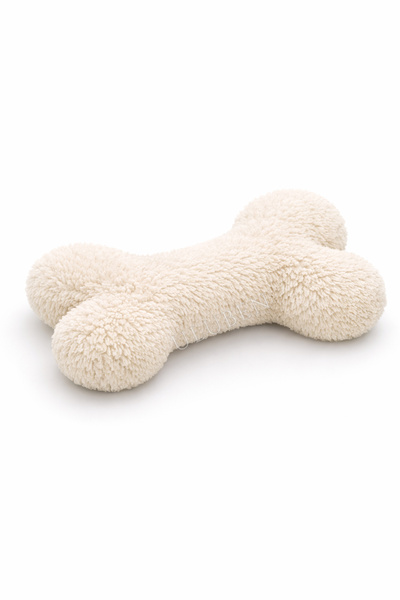 ULUBEN Wellsoft Dog Toy Bone – Soft Plush Texture, 16 cm