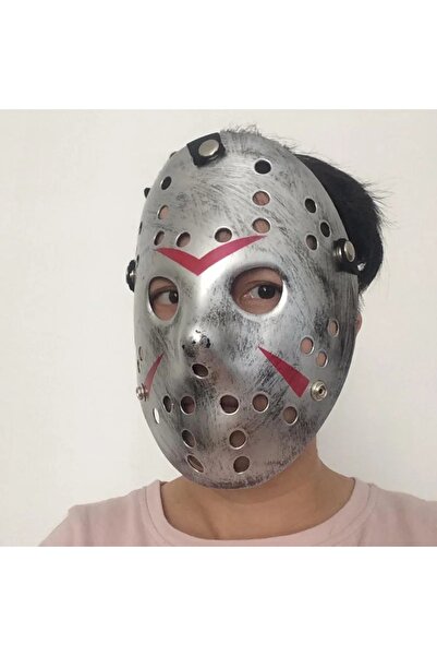 samur parti parti aksesuar & kostüm Jason Maskesi Hannibal Maskesi Metal Gümü...