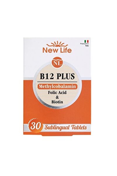 New Life B12 Plus Methylcobalamin 30 Dilaltı Tablet