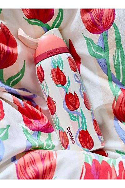 owala Insulated Stainless Steel Water Bottle with Straw, 32oz (0.94L) BPA-Fre...