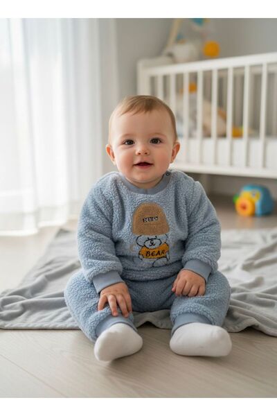 Butik ERKEK BEBEK PELUŞ ALT - ÜST 2'Lİ TAKIM