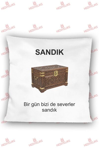 HEDİYELİKS Sandık Humorous Gift Pillow