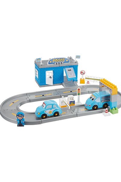 Sayıcı Kids Polis Yol Seti (46 Parça) Eğitici Oyuncak + 3 yaş + Zeka Gelişimi...