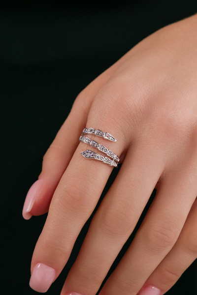 anadolusilver Aşk'ın 3 Bağı Yüzüğü | Sevgililer Günü Hediyesi | 925 Ayar Gümü...