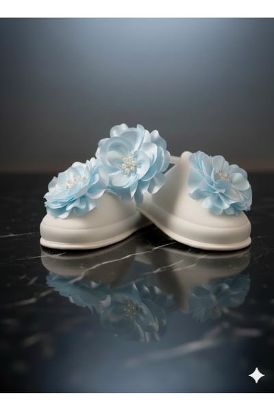 Lohusa Dünyasi K Brand Floral Maternity Slippers Crown Set