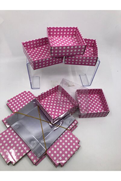 Lavin Çikolata 25 ADET 8X8X3 ASETAT kAPALI kARTON KUTU HEDİYELİK