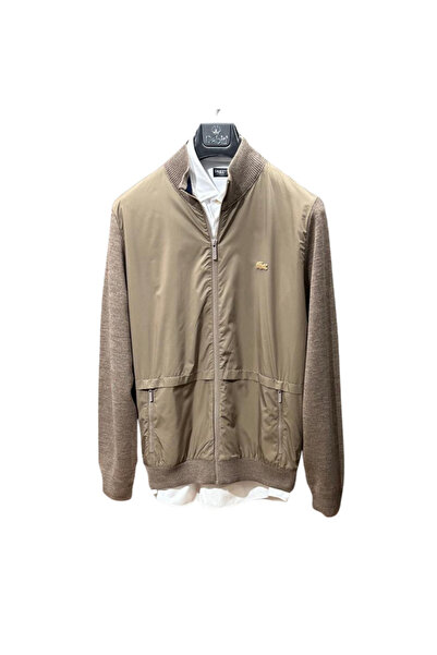 Lacoste Kahverengi Tam Fermuar Hırka