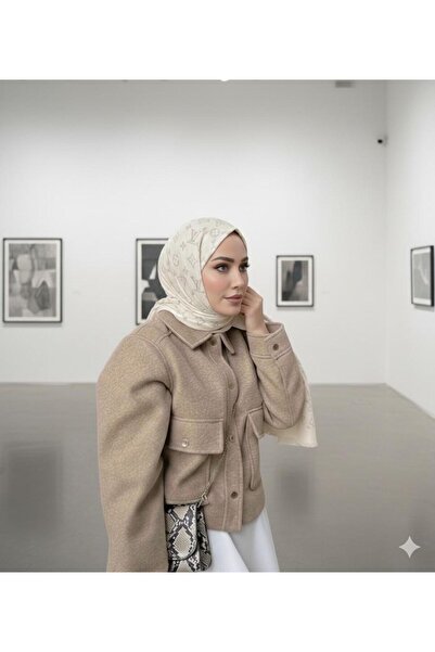 sevimiascarf LV DESEN ÇİFT TARAFLI KAŞMİR İPEK ŞAL