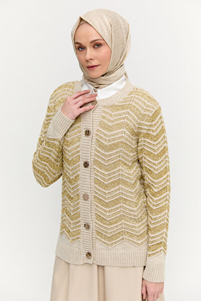 Setrms Sim Detaylı Triko Hırka