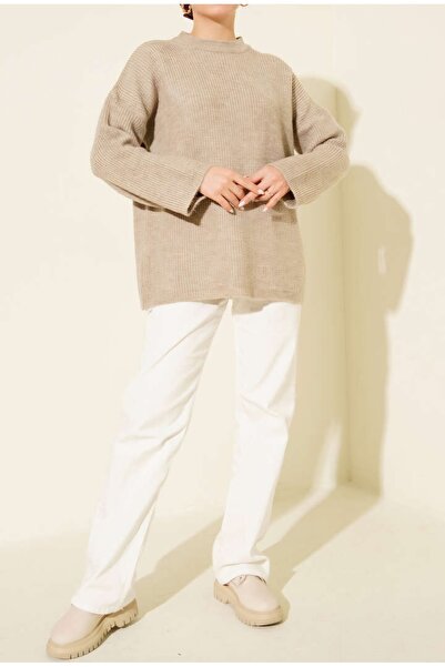 Vaniza Standard Size Brass Knitwear Sweater
